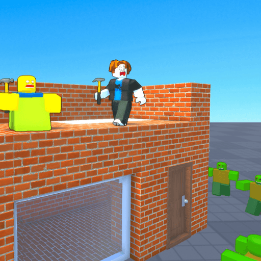 Build a Base to Survive! Roblox gameplay screenshot