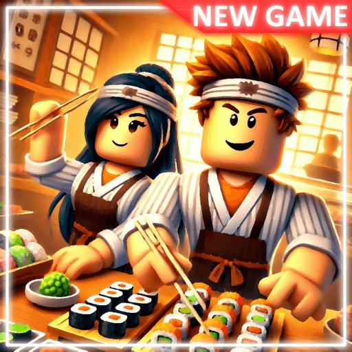🍣 2 PLAYER SUSHI RESTAURANT TYCOON! 🍥 Roblox game thumbnail