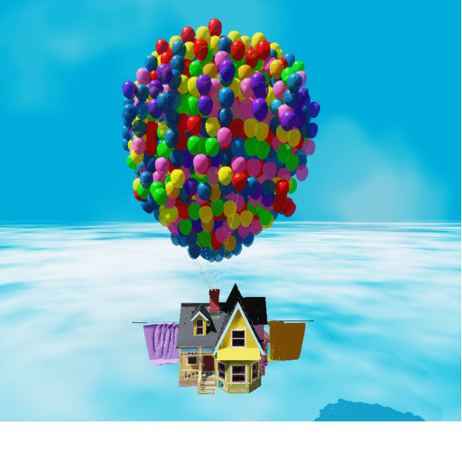 Up House with Balloons HD Clouds Roblox game thumbnail