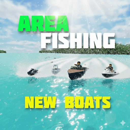 [BOATS-UPD🔥]Area🏞️ Fishing🦈🎣 Roblox gameplay screenshot