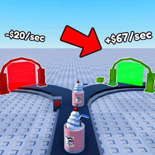 Milkshake Factory Tycoon🥤 Roblox game thumbnail