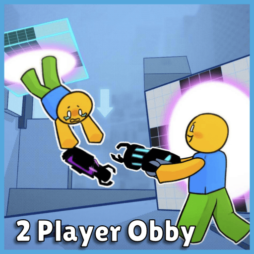 Portals & Physics [2 Player Obby] Roblox game thumbnail