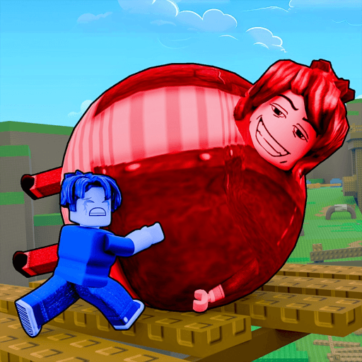 [💌] Roll a Fat Friend [2 Players Obby] Roblox game thumbnail