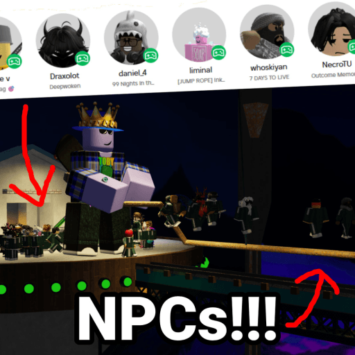 squid game but your FRIENDS are in it Roblox game stats