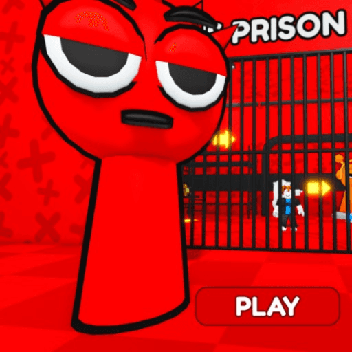 RED SPLANKI'S PRISON RUN! (Obby) Roblox game thumbnail