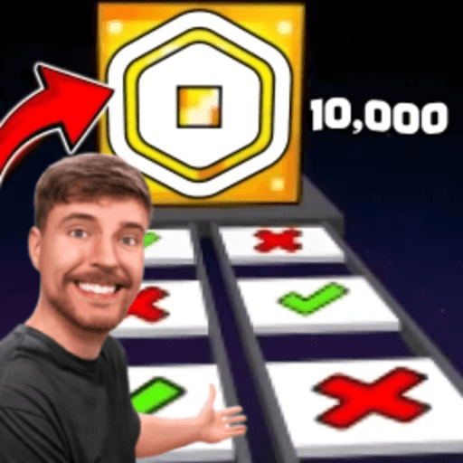 98% Fail Robox Impossible Glass Bridge Obby! Roblox gameplay screenshot