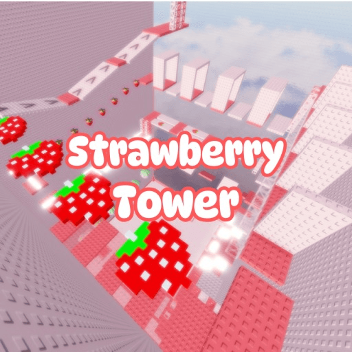 Strawberry Tower Roblox gameplay screenshot