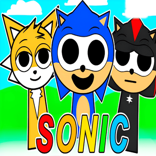 Sprunki Sonic Roblox gameplay screenshot