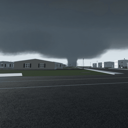 Twisting tornado Roblox gameplay screenshot