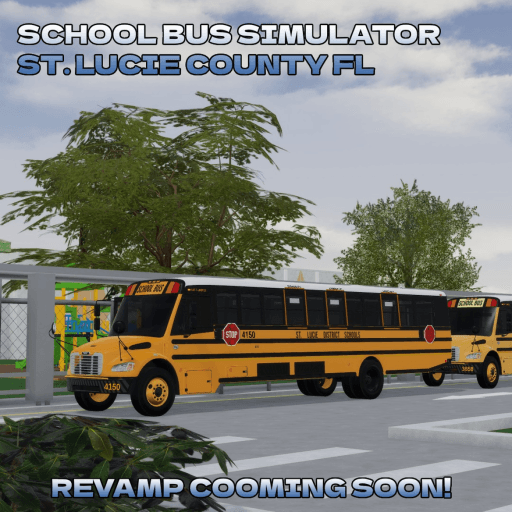 School Bus Simulator: St. Lucie County FL Roblox gameplay screenshot