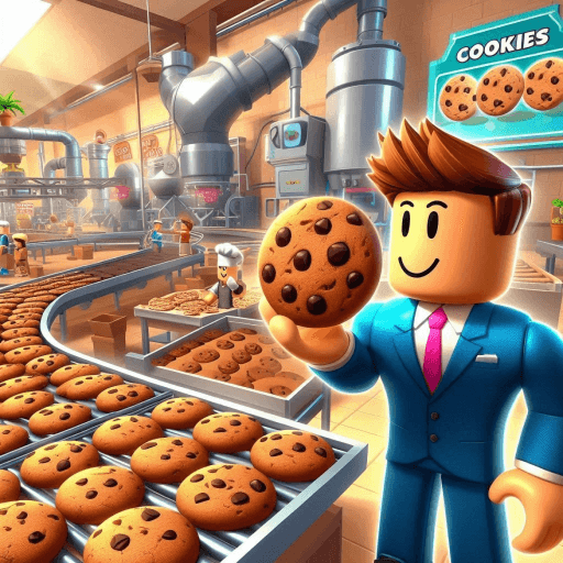 Cookies Factory Tycoon 🍪 Roblox game thumbnail