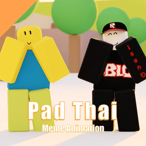 (Shoulder Shaking Dances) Pad Thai Meme Animation  Roblox game stats