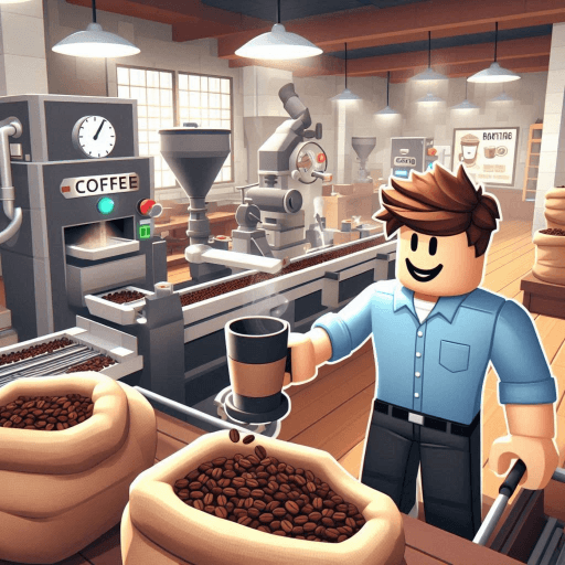 Coffee Bean Factory Tycoon ☕ Roblox game thumbnail