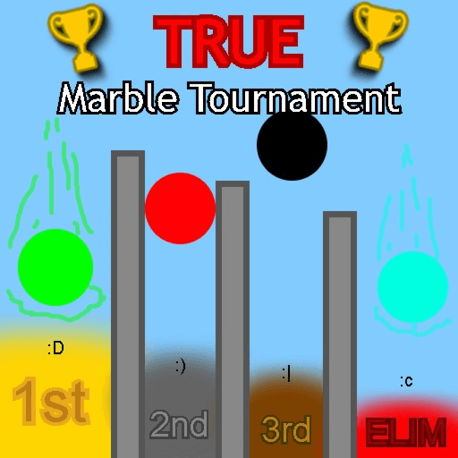 TRUE Marble Race Elimination Roblox game stats