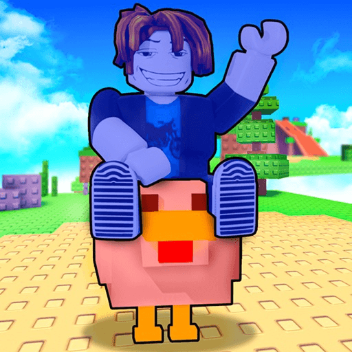 Chicken Jockey [2 Player Obby] Roblox game thumbnail