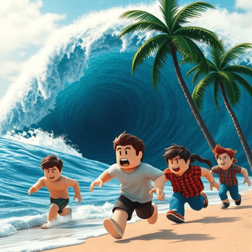 Tsunami Experiment🌊 Roblox game thumbnail