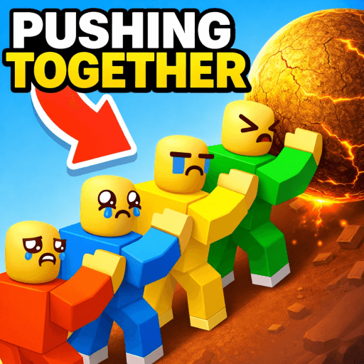 Pushing Together [1-2-3-4 PLAYER] Roblox game thumbnail