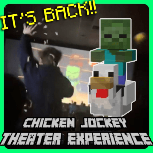 Chicken Jockey Theater Experience [It's back!] Roblox game thumbnail