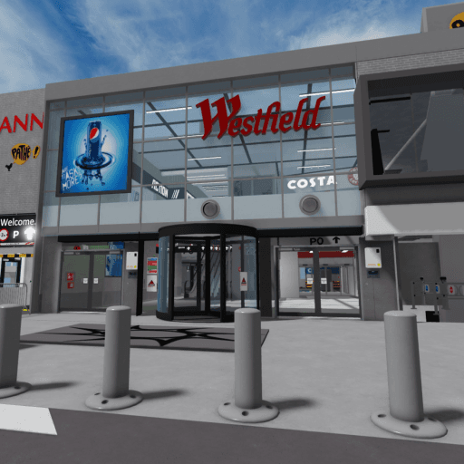 Westfield mall | P .(Open wip) | V1 Roblox game thumbnail