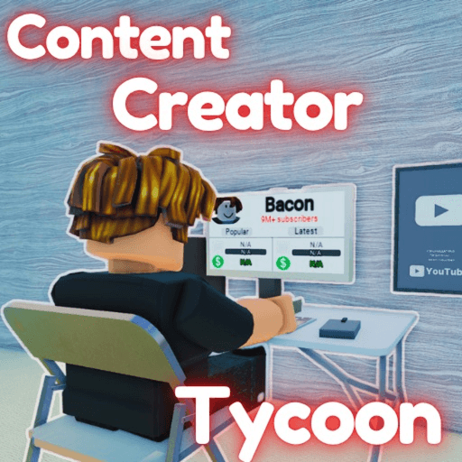 Content Creator Tycoon Roblox game stats