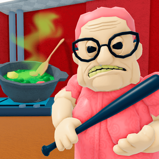 BARRA'S GRANNY HOUSE (SCARY OBBY) Roblox game thumbnail