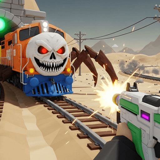 {UPD10}Shoot Train: Spider Attack Roblox gameplay screenshot