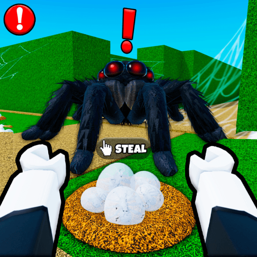 Steal Eggs from Spiders! 🕷️ Roblox gameplay screenshot