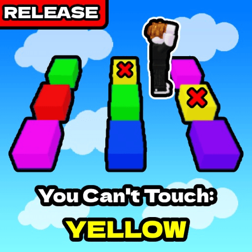 Obby But You Can't Touch A Color Roblox game thumbnail