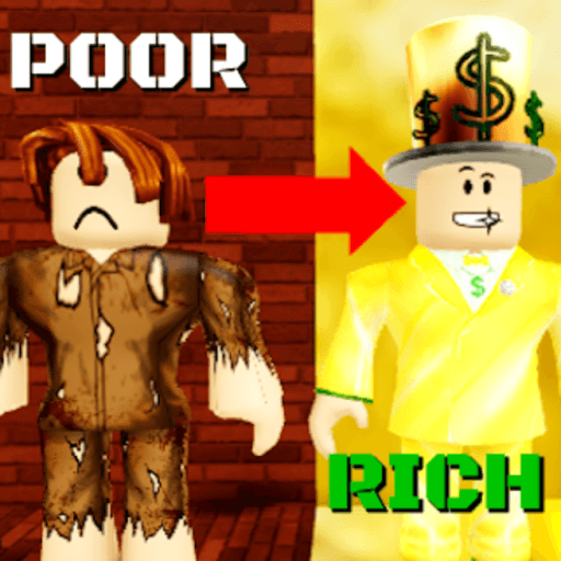 POOR TO RICH OBBY Roblox game thumbnail