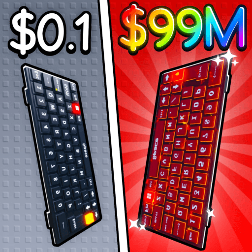 ⚡Your Actual Keyboard!  Roblox game stats