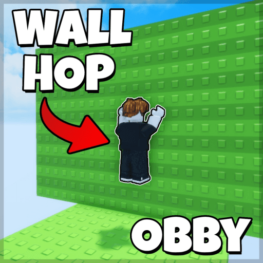 HARD Wall Hop Stage Obby Roblox gameplay screenshot