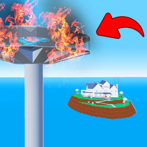 FD6 Skyview Natural Disaster Tower Roblox gameplay screenshot