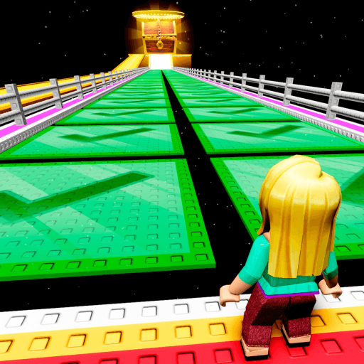 IQ 0 Glass Bridge 🧠 Roblox game thumbnail