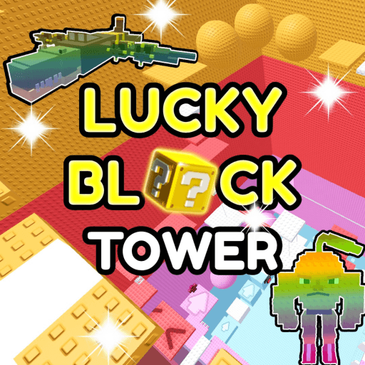 Lucky Block Tower Roblox gameplay screenshot