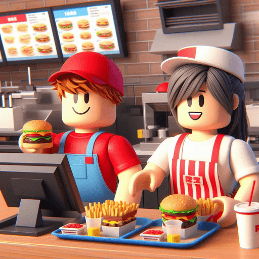 2 Player Fast Food Tycoon 🍟 Roblox game thumbnail