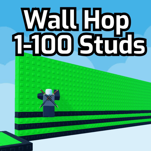 Wall Hop 1 - 100 Studs Roblox gameplay screenshot