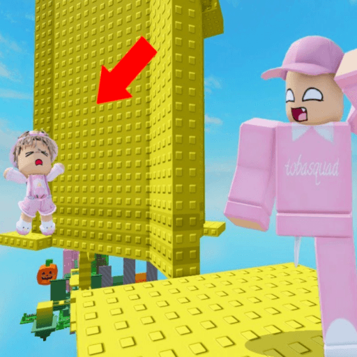 Wall Hop to Admin Obby 👑 Roblox game thumbnail