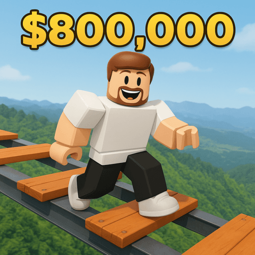 Mrbeast's Deadly Obby Roblox game thumbnail