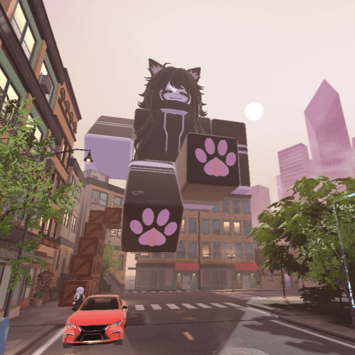 Giantess Girl City Roblox game thumbnail