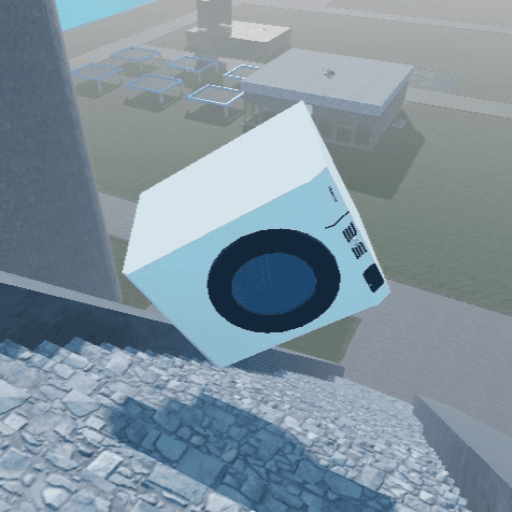 Neon's Washing Machine Destruction (W.I.P) Roblox game thumbnail