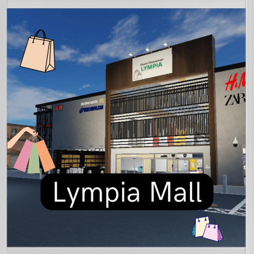 Lympia mall! update in progress Roblox game thumbnail