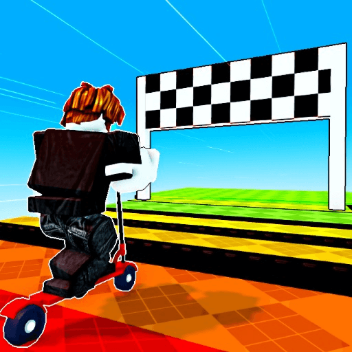 [W9] Obby But You're on a Scooter Roblox game thumbnail