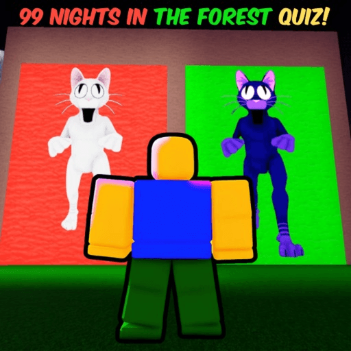 99 Nights in the Forest QUIZ! [CAVES UPDATE!] Roblox game thumbnail