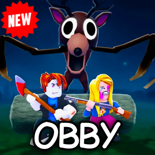 99 Nights In The Forest Obby Roblox gameplay screenshot