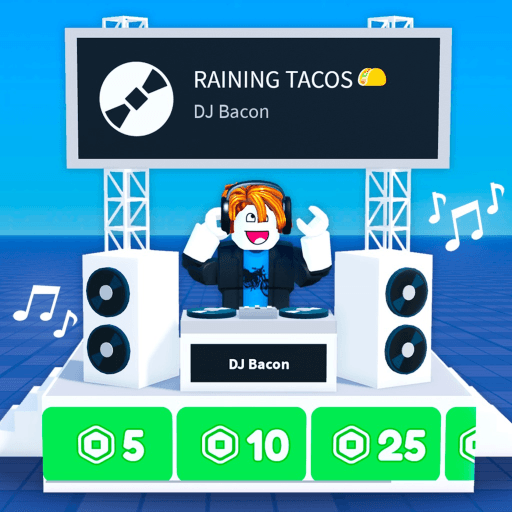 Play My Song 💿 Roblox game thumbnail