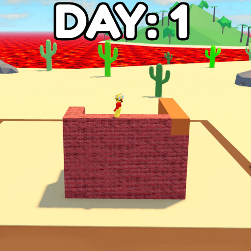Build To Survive The Lava With Friends Roblox gameplay screenshot