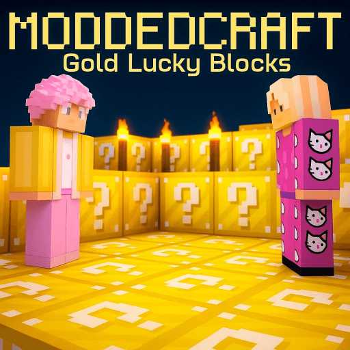 ⛏️ModdedCraft💛 (GOLD LUCKY BLOCKS) Roblox gameplay screenshot