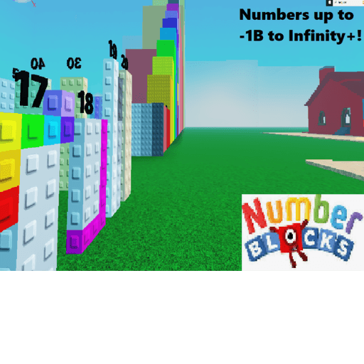 (v0.45) Numberblocks -1Billion-NEVERENDING BIG 3D Roblox game thumbnail