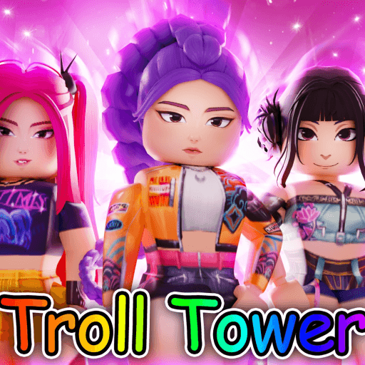 [🎄] Kpop Demon Hunters Trolling Tower 😈 Roblox game thumbnail
