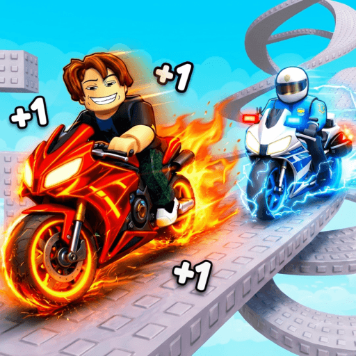 [UPD] +1 Speed Motorcycle Escape 🏍️ Roblox game thumbnail